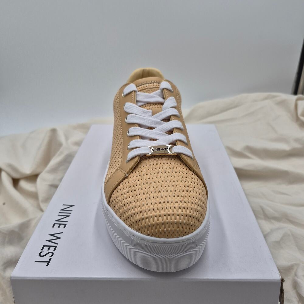 NEW Nine West Gatspy woven chunky platform sneakers women's size 10 - Picture 4 of 9